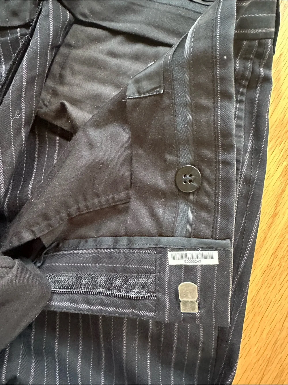 Vintage Gucci Tom Ford Era Pinstripe Trousers Men’s 48R / US 38R Made in Italy